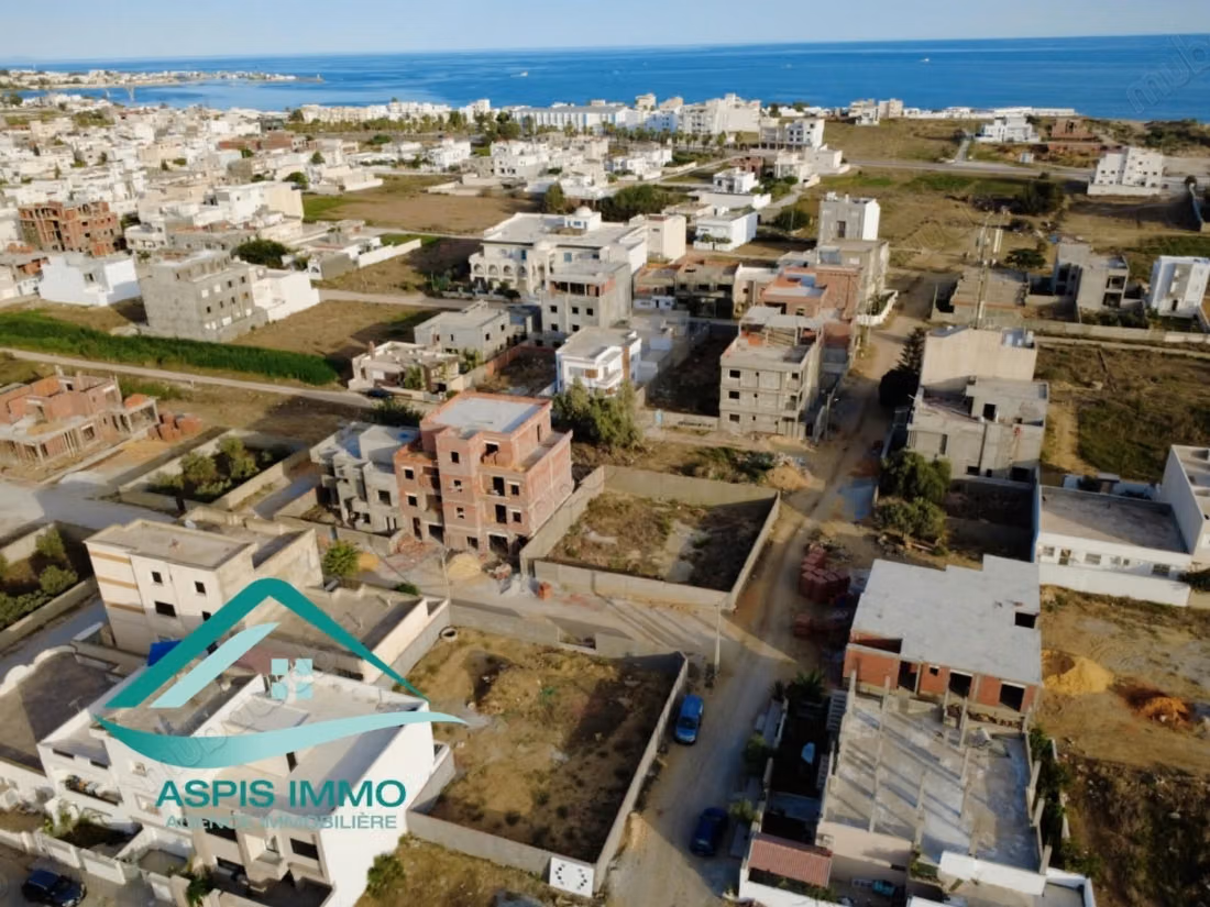 Terrain 505 m² à cité Riadh Kelibia