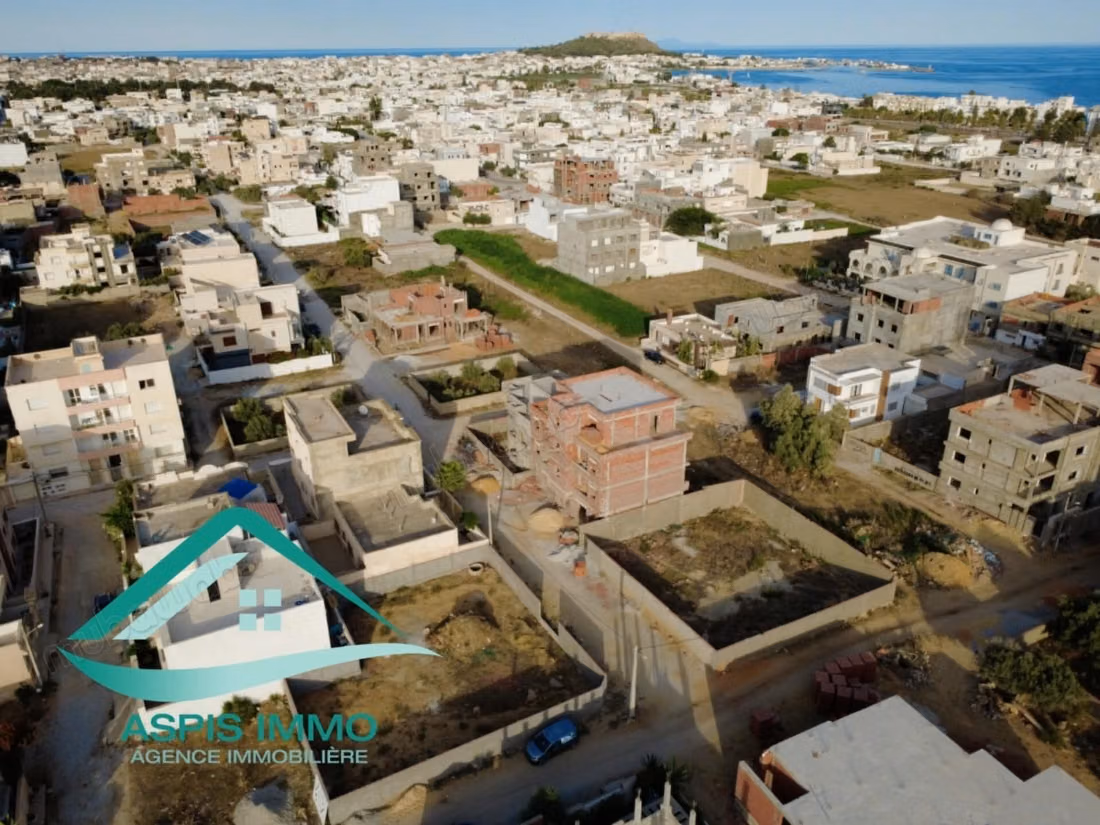 Terrain 505 m² à cité Riadh Kelibia