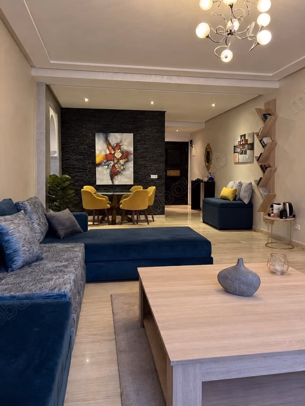 Appartement de standing – Élégance, lumière et confort à proximité de Amoud.
Meublé et hyper équipé