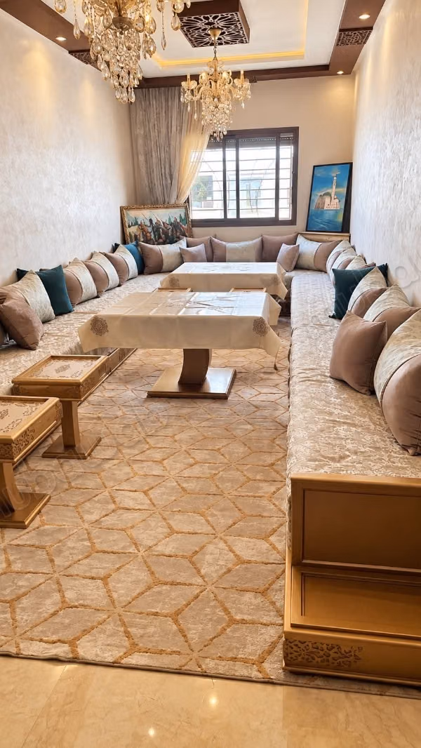 Location d'un appartement vide à Aïn Sebaâ. 2 chambres agréables