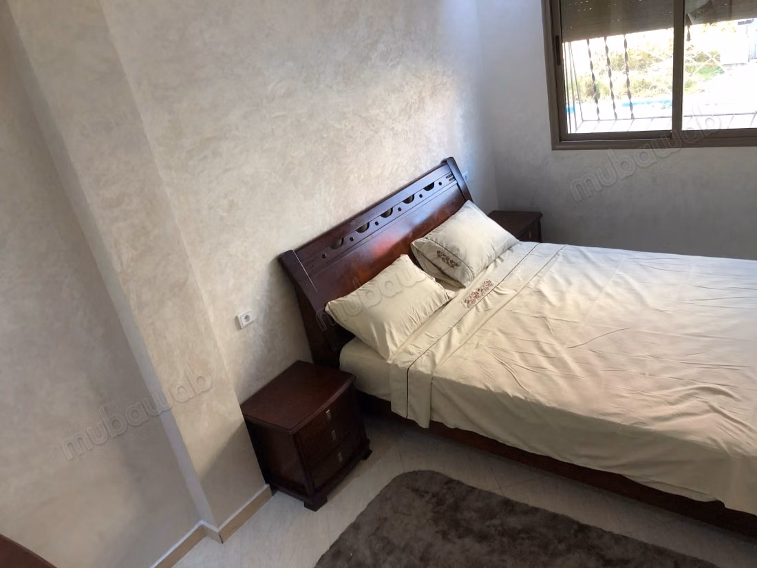 Appartements à louer à la plage de Oued Cherrat. 2 grands pièces. Fenêtres en double vitrage et vue sur la mer