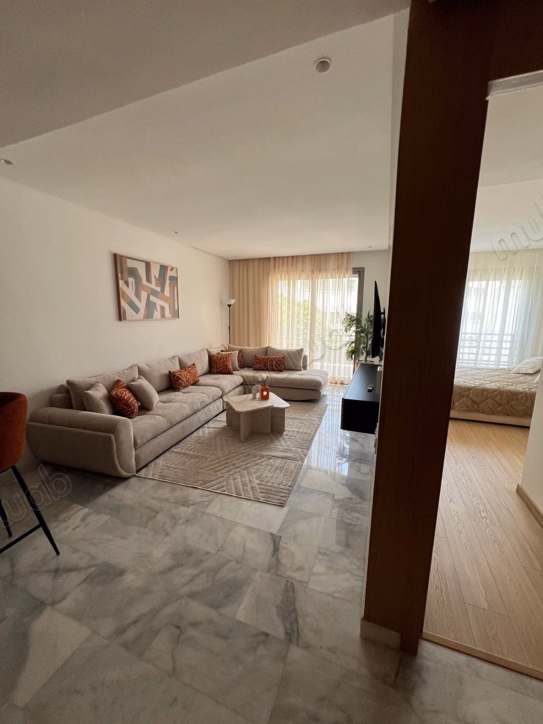 Superbe apartamento en alquiler en Palmier. Superficie de 58 m². Bien amueblado