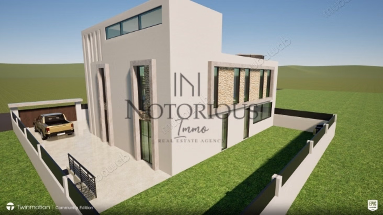 Villa semi finie à vendre