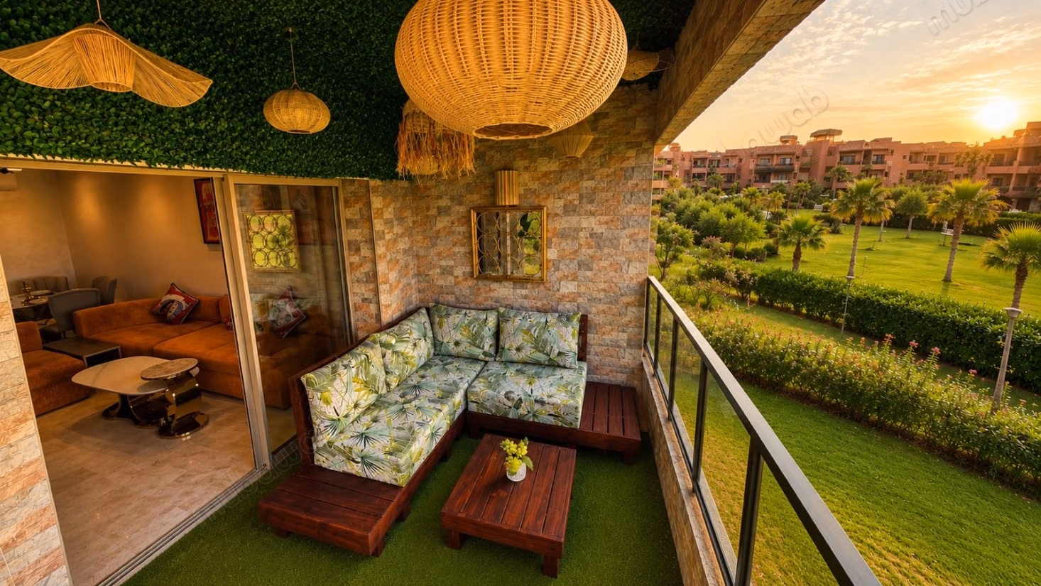 Appartement de luxe 2 chambres avec vue sur le lac – Prestigia Marrakech