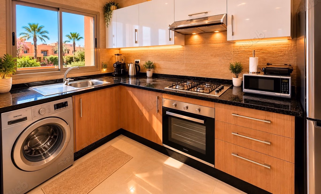 Appartement de luxe 2 chambres avec vue sur le lac – Prestigia Marrakech