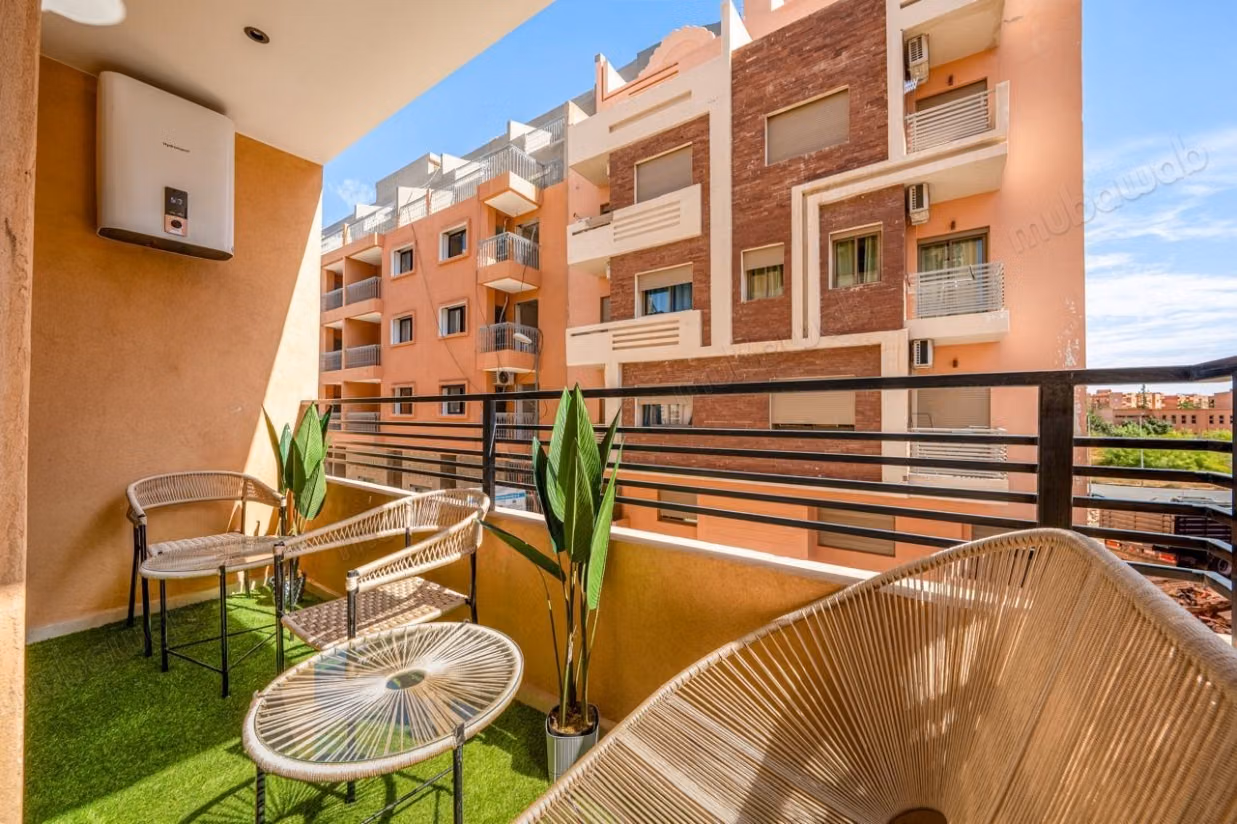 Apartamento en alquiler en Guéliz. 2 habitaciones. Amueblado