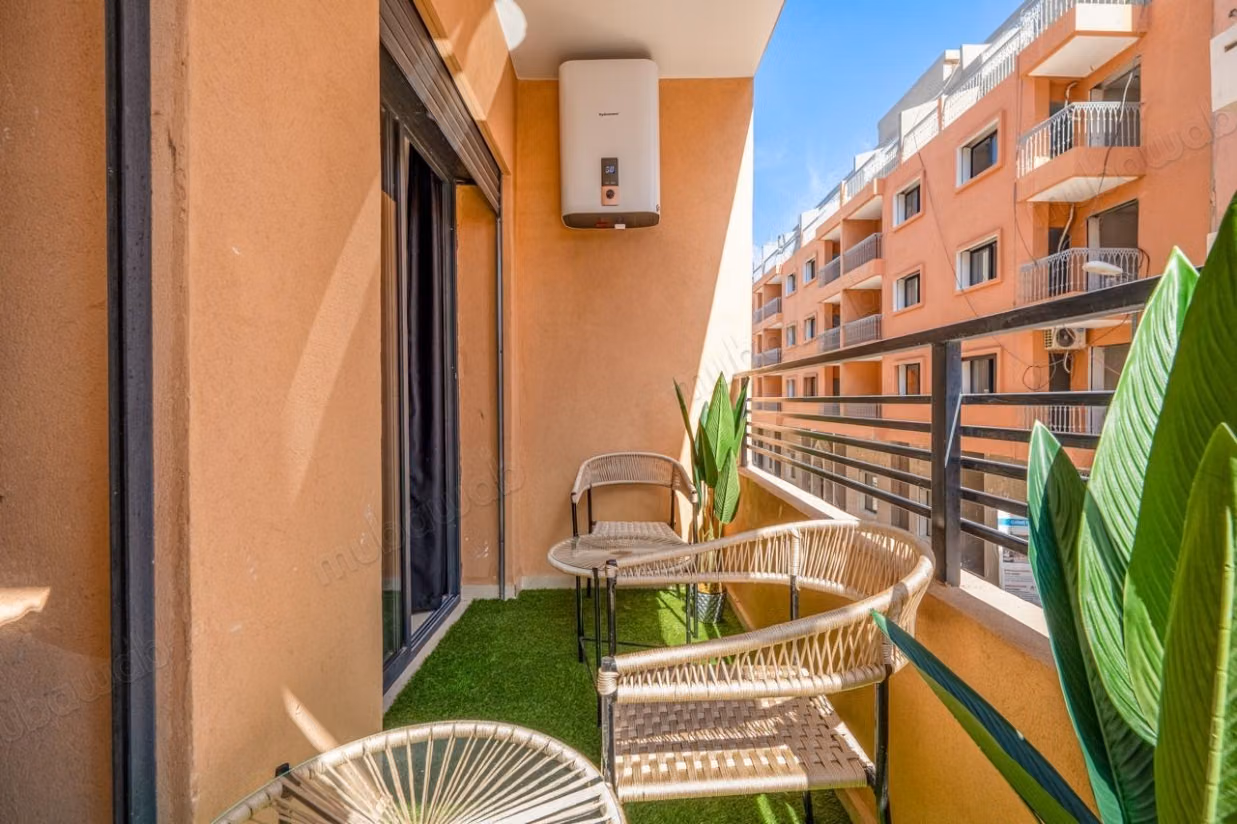 Apartamento en alquiler en Guéliz. 2 habitaciones. Amueblado