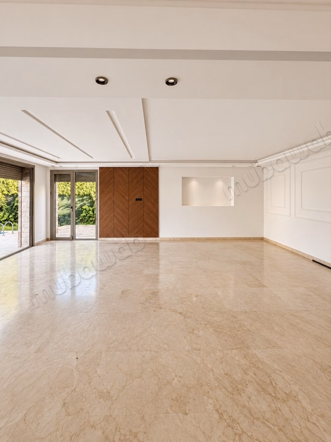Villa de luxe à louer à Dar Bouazza. 3 chambres. Fenêtres double vitrage et chauffage central