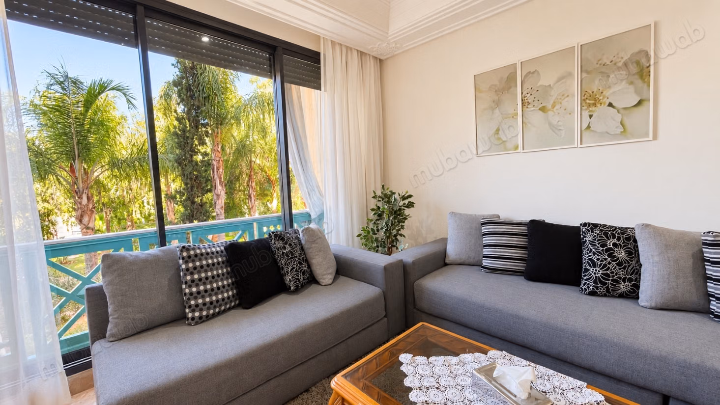 Appt neuf 80m² 2ch Vue Piscine 
Ennaim Agdal