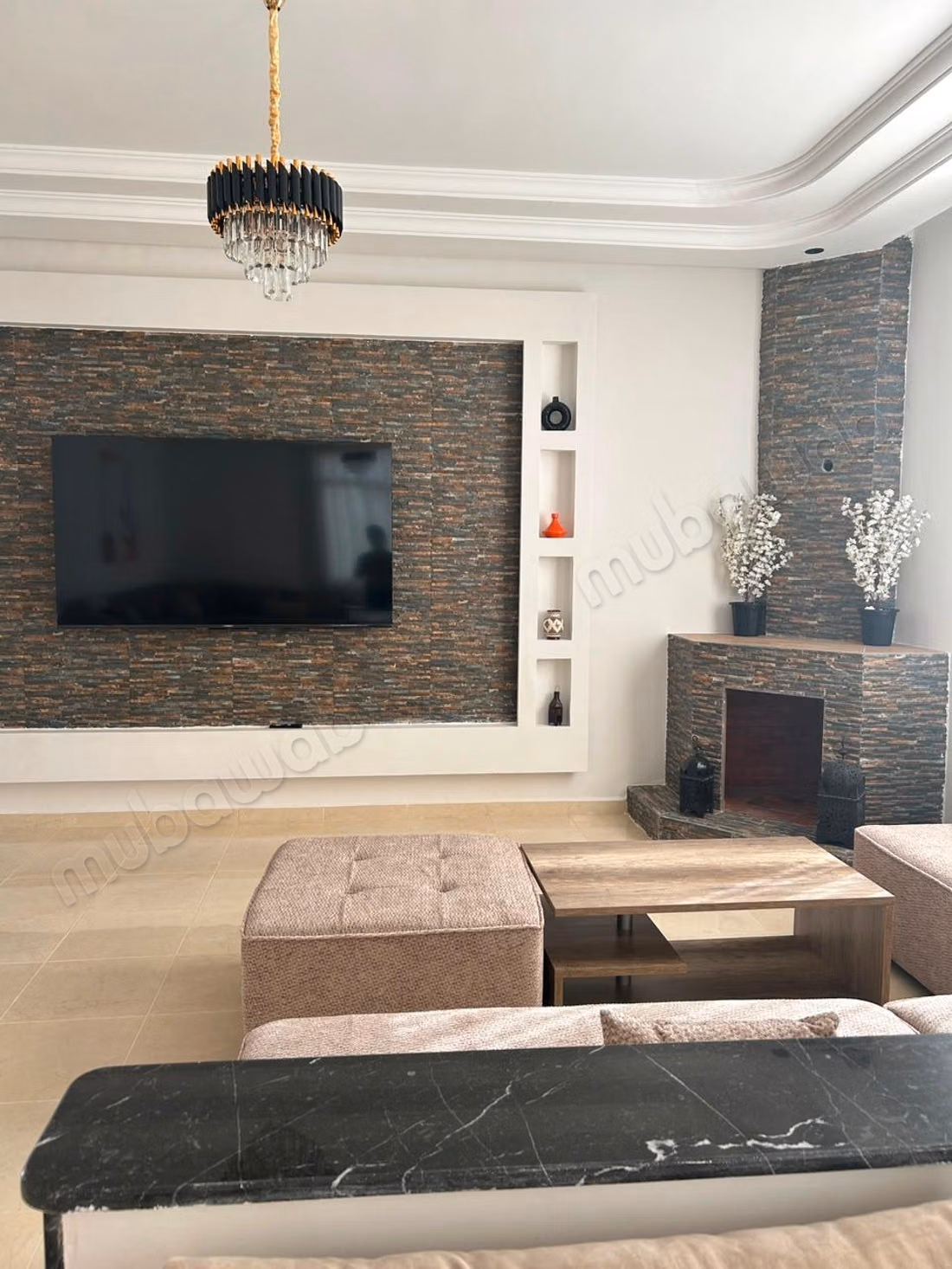 Luxurious villa for rent in Lahrarta. 3 bedrooms. Well furnished