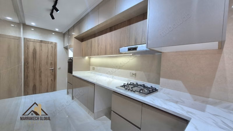 Long-term rental of a 2-bedroom unfurnished apartment fully renovated in Hivernage Marrakech