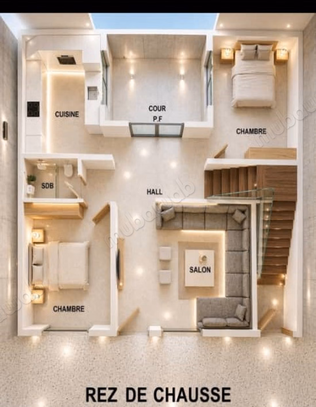 Appartamenti di lusso in vendita con design moderno e layout con supporto