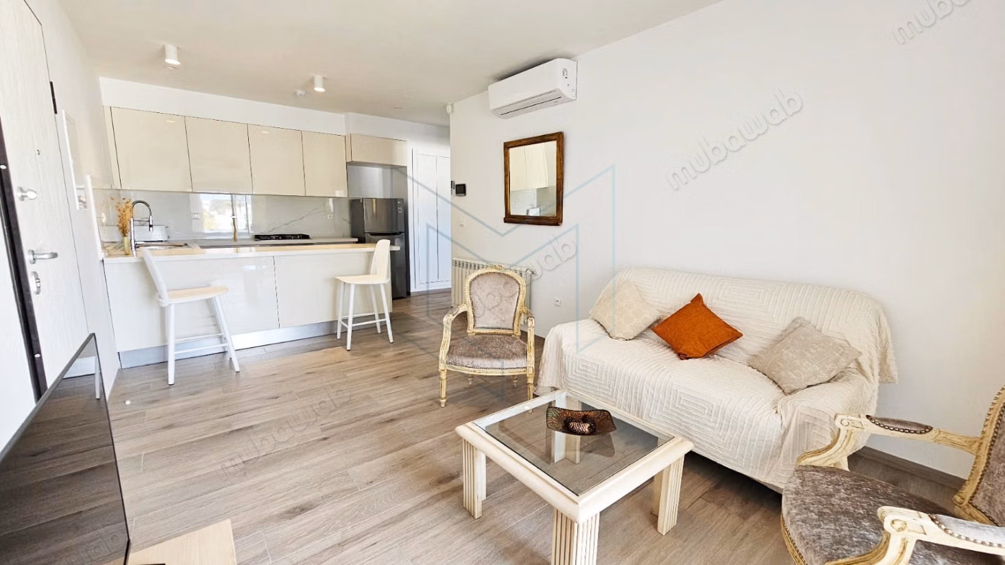 For rent S1 furnished in La Marsa Sidi Daoud