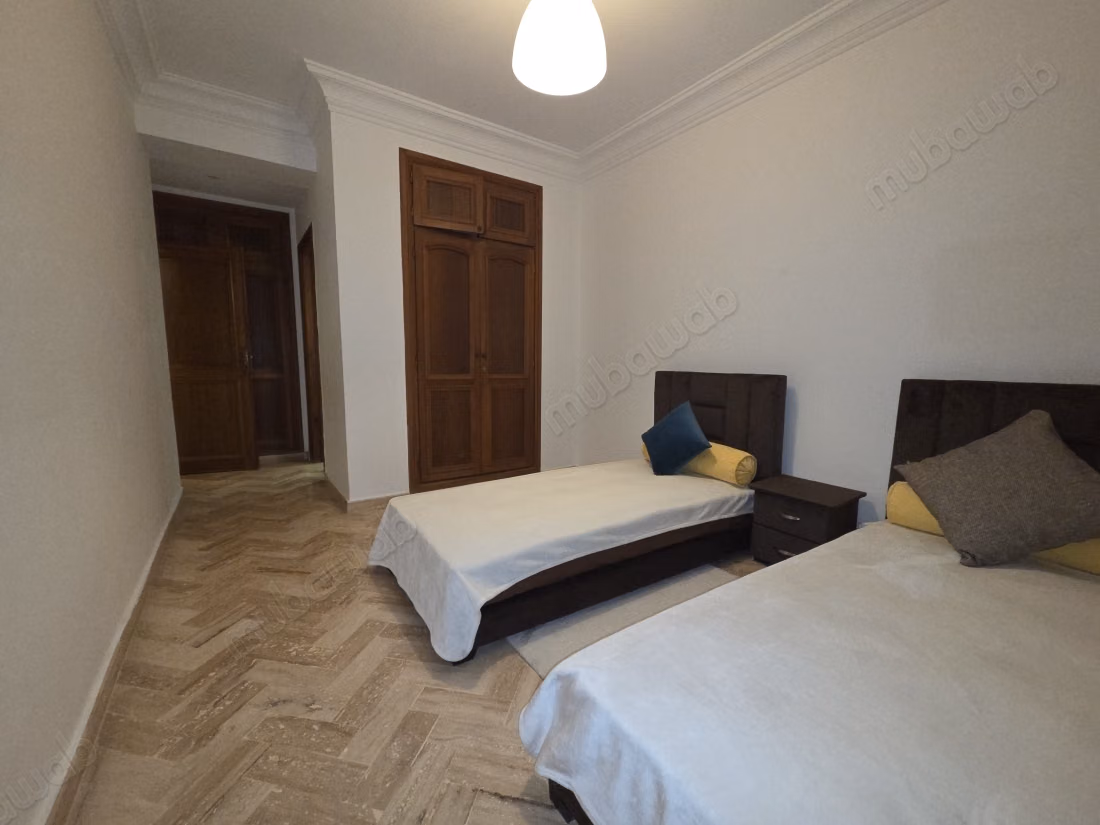 À louer appartement meublé 2 chambres massira el khadra 
boulevard d’anfa