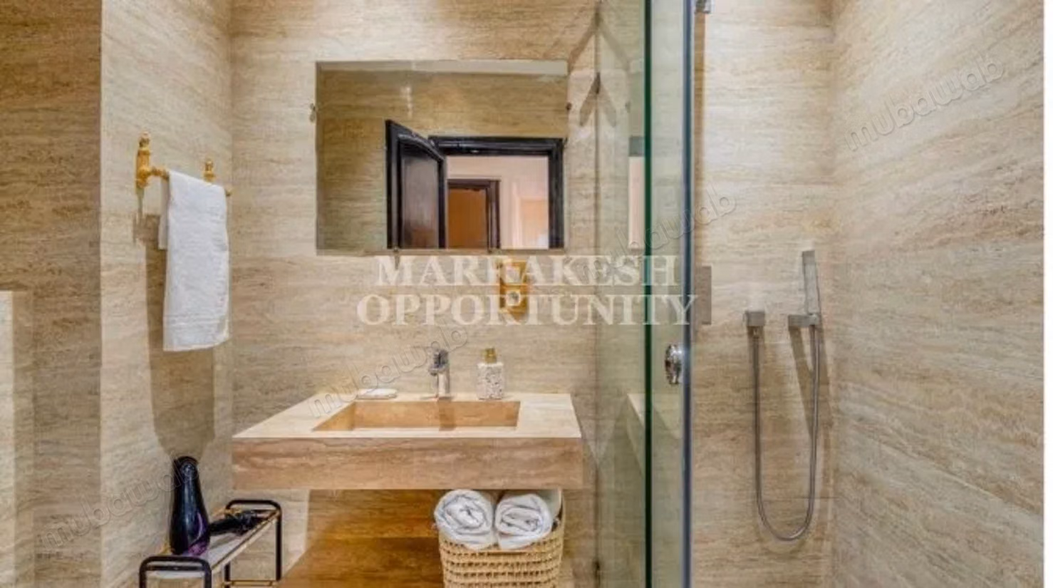 Mooi gemeubileerd appartement te huur in Hivernage