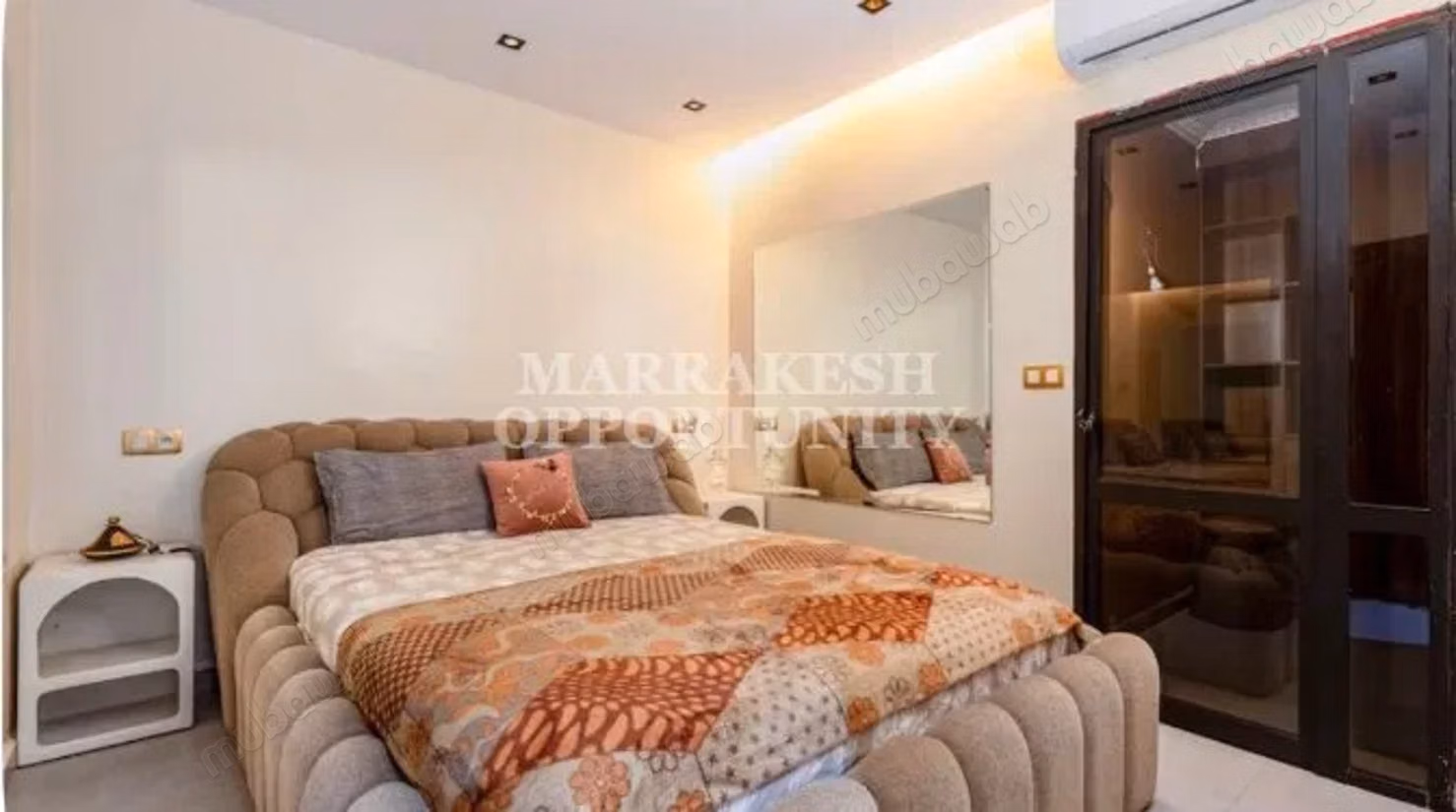 Mooi gemeubileerd appartement te huur in Hivernage
