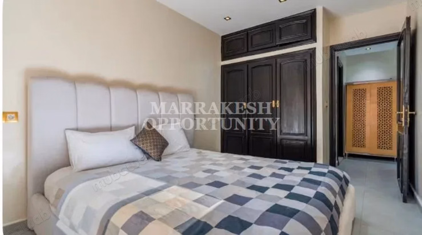 Mooi gemeubileerd appartement te huur in Hivernage