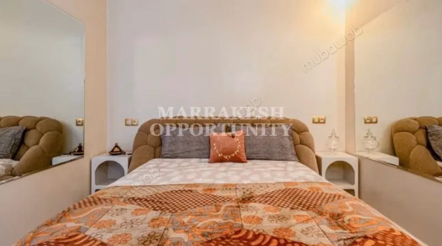 Mooi gemeubileerd appartement te huur in Hivernage