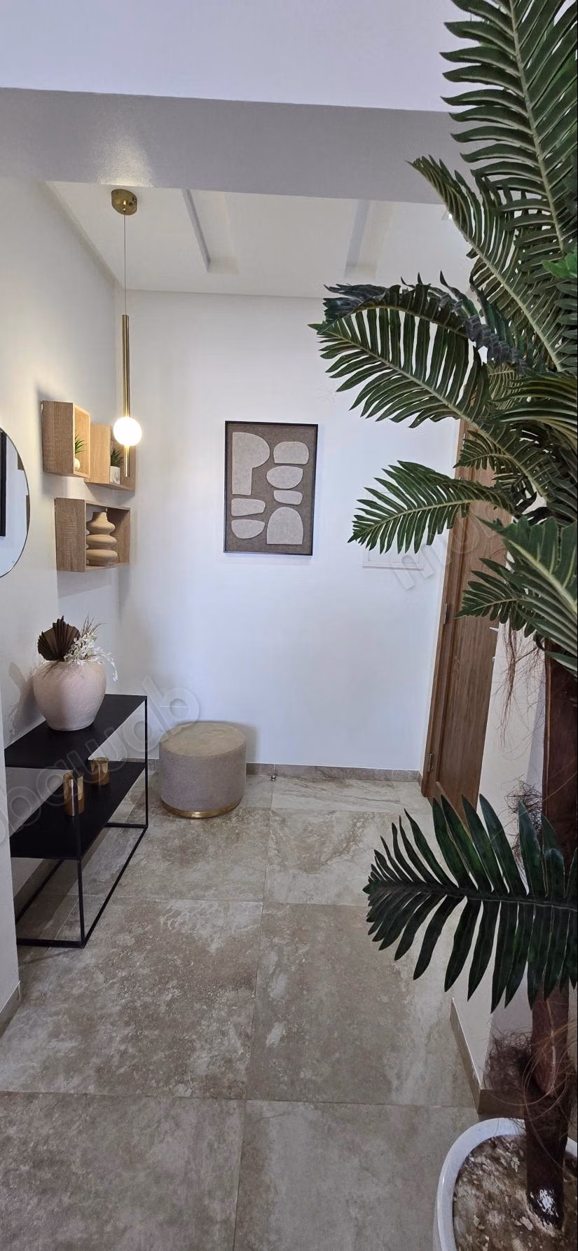 Location saisonnière à Hammamet Nord. 1 chambre. Double vitrage et chauffage central
