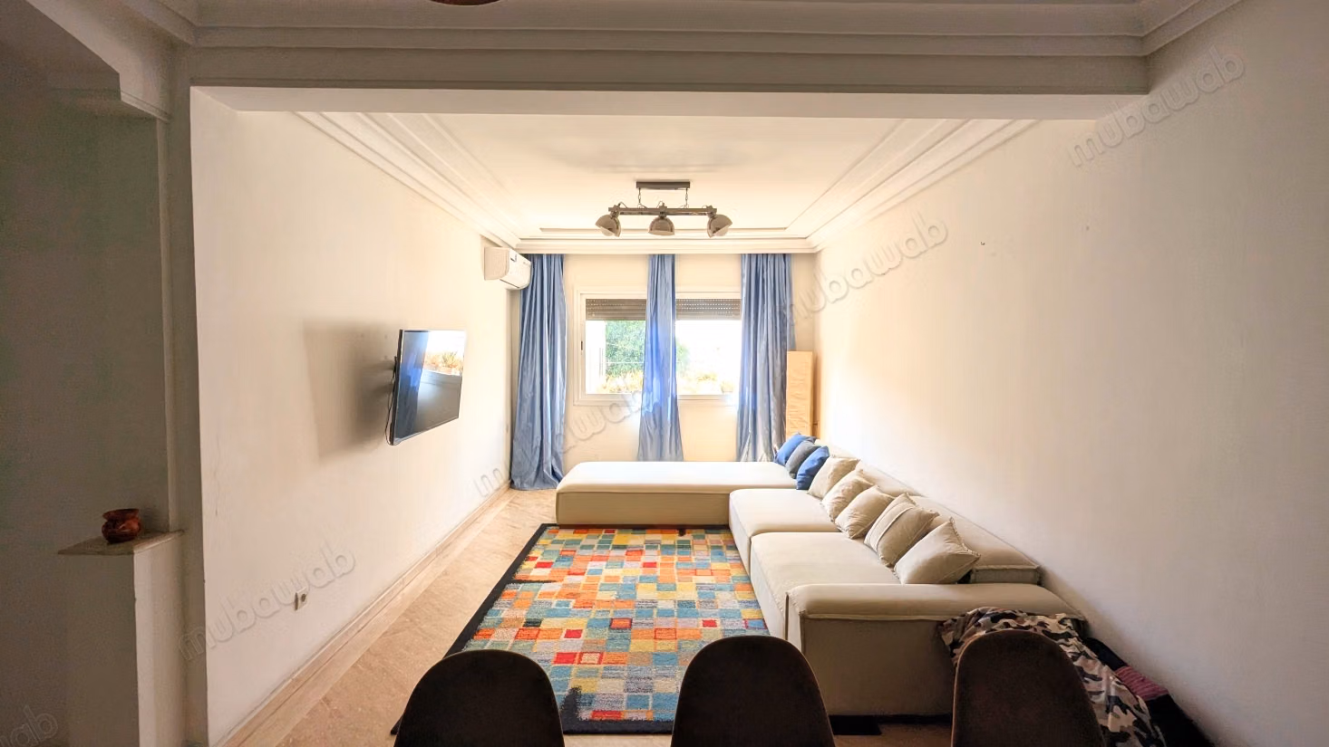 Appartement meublé à Palmier Parc Ligue Arabe