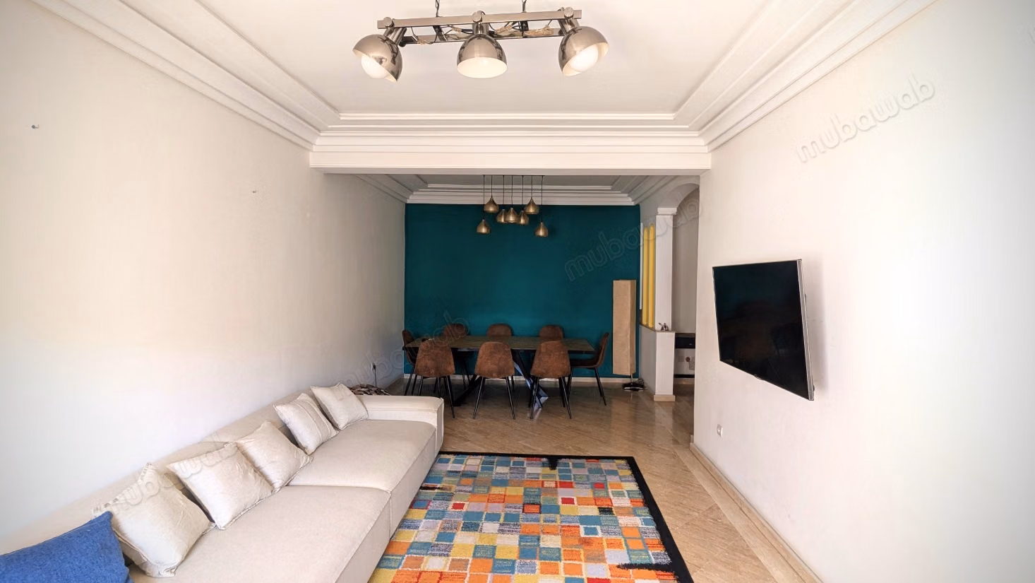 Appartement meublé à Palmier Parc Ligue Arabe