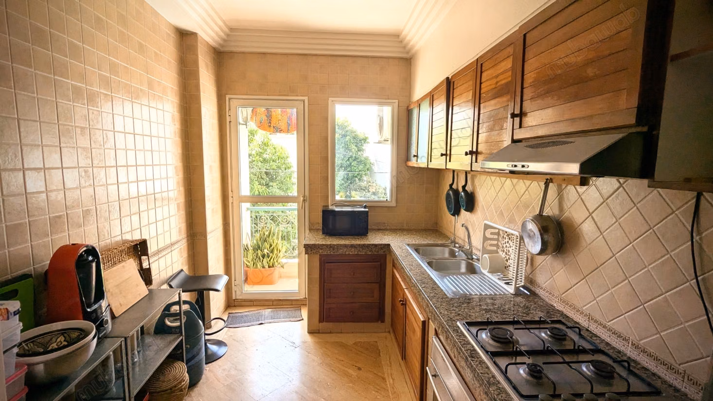 Appartement meublé à Palmier Parc Ligue Arabe