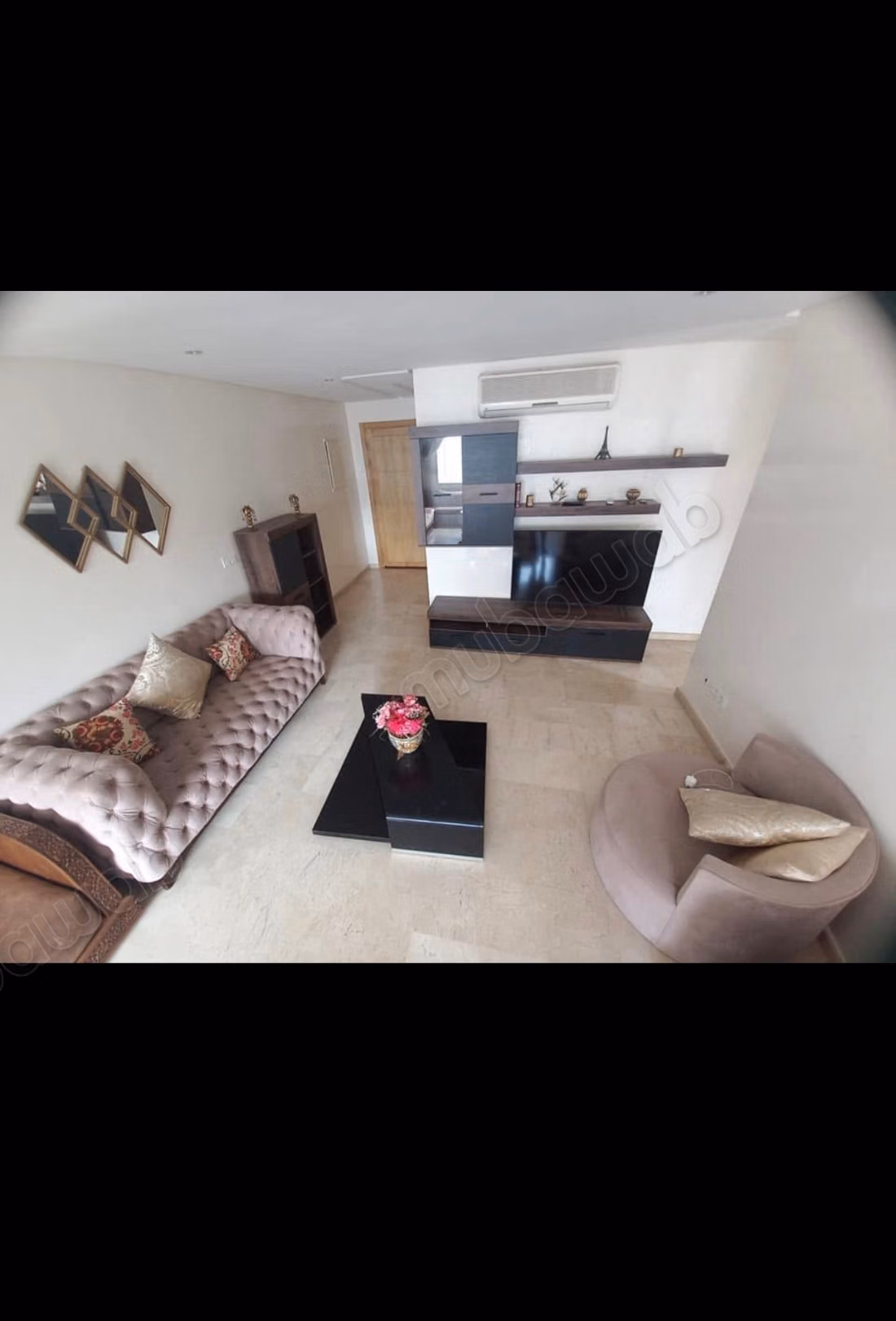 Appartement meublé résidence privée avec jardin