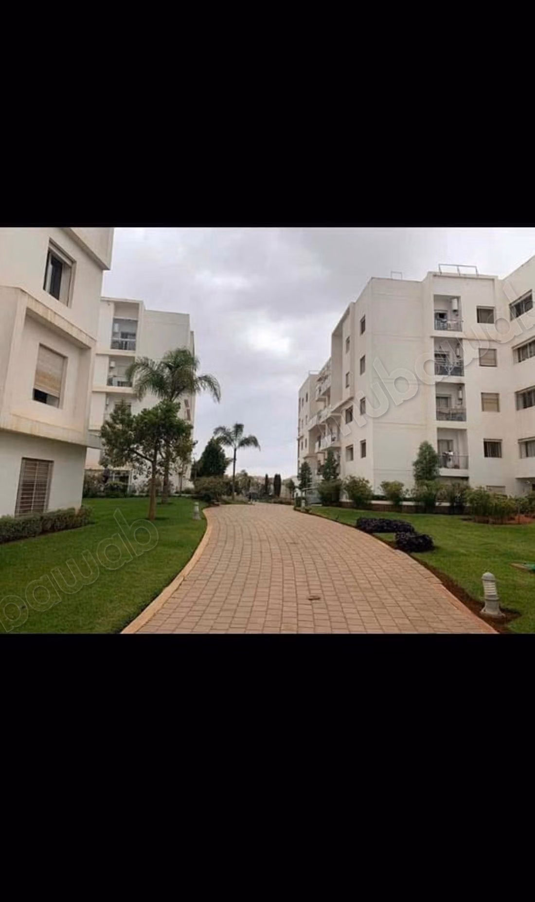 Appartement meublé résidence privée avec jardin
