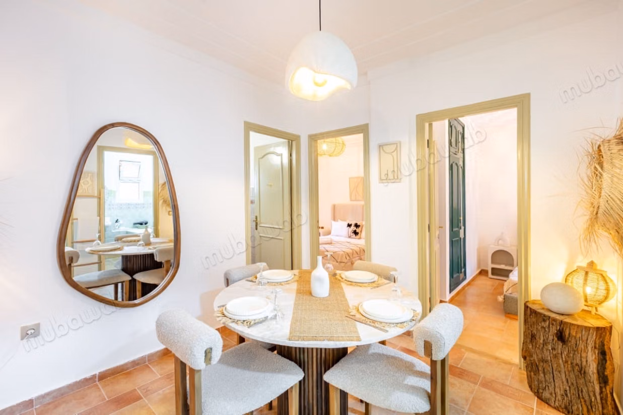 Furnished apartment for rent per night in Marrakech