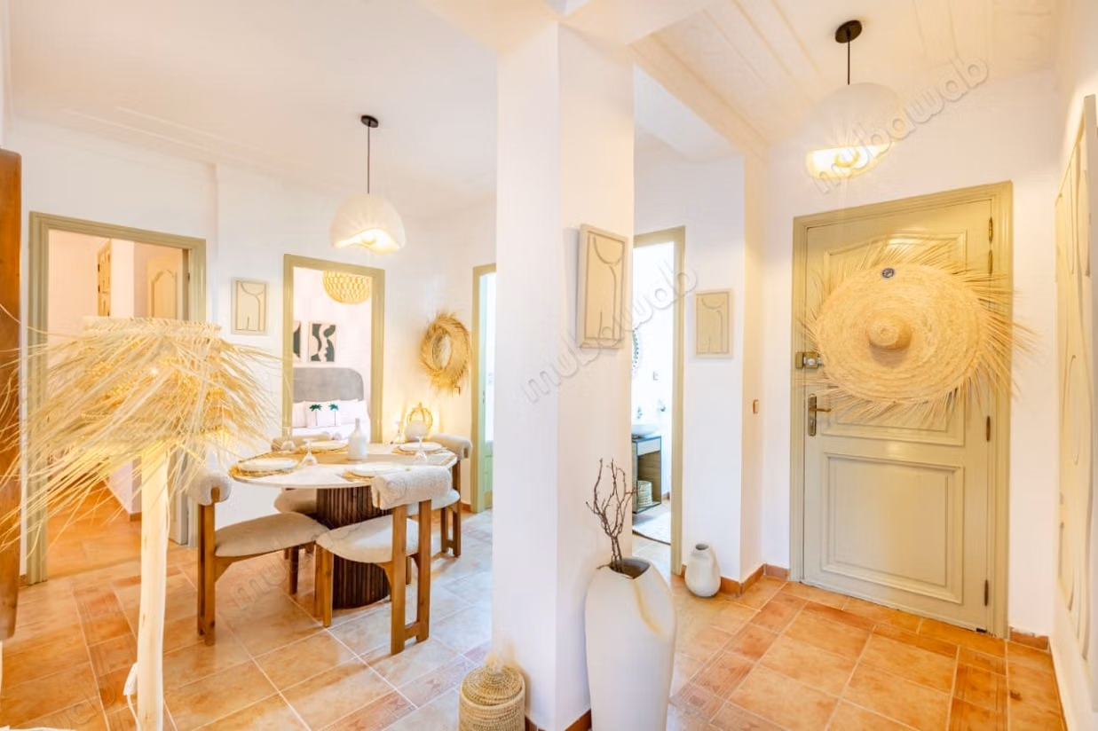 Furnished apartment for rent per night in Marrakech