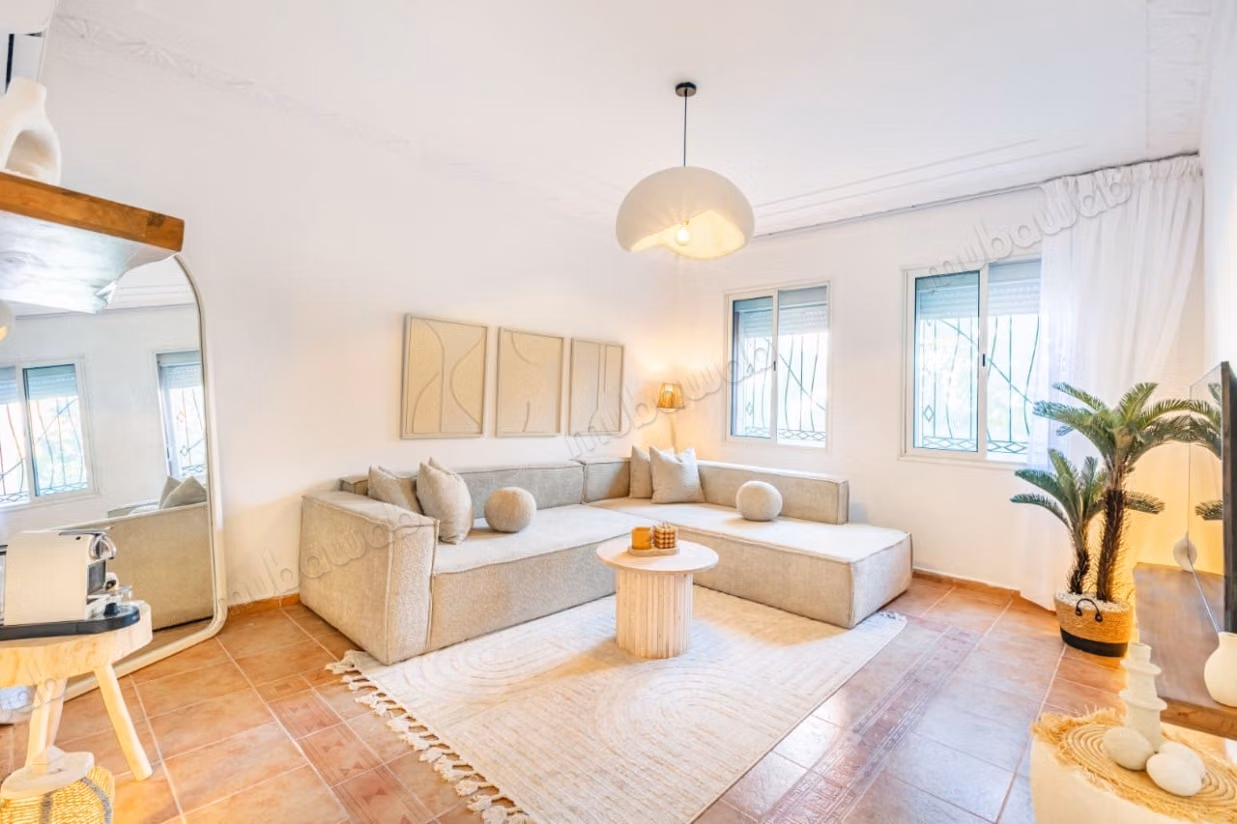 Furnished apartment for rent per night in Marrakech