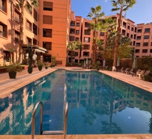 Prachtig appartement te huur in Hivernage. Oppervlakte van 55 m². Gemeubileerd.