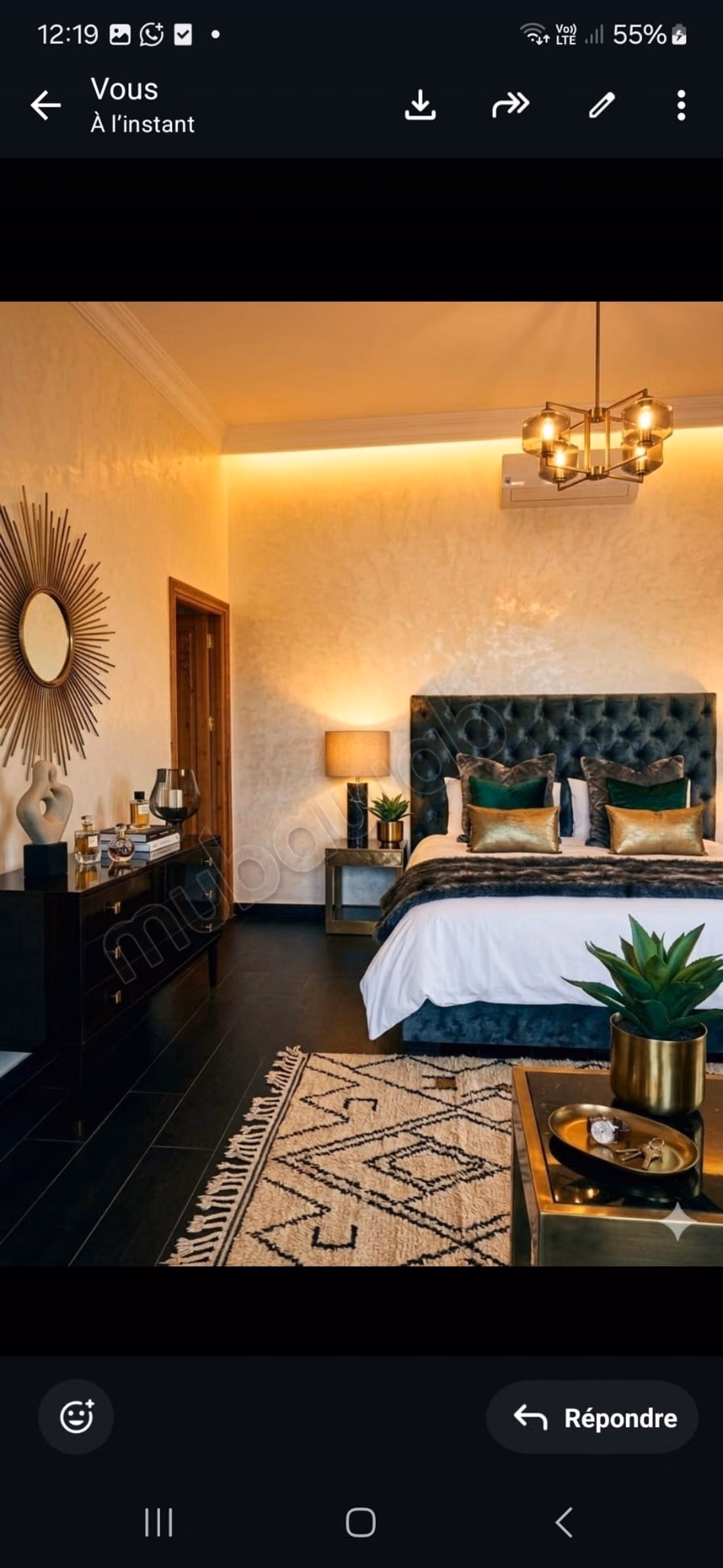 Magnificent villa for rent for your vacation on Fez Road. 10 comfortable rooms. Parking spaces and terrace
