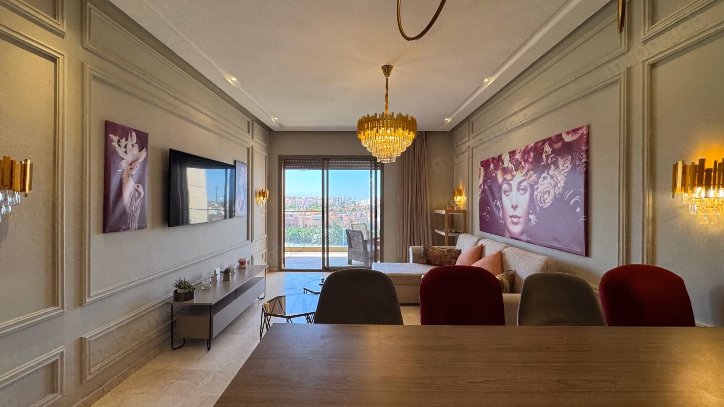 Appartement meublé 59 m² avec terrasse, piscine et parking