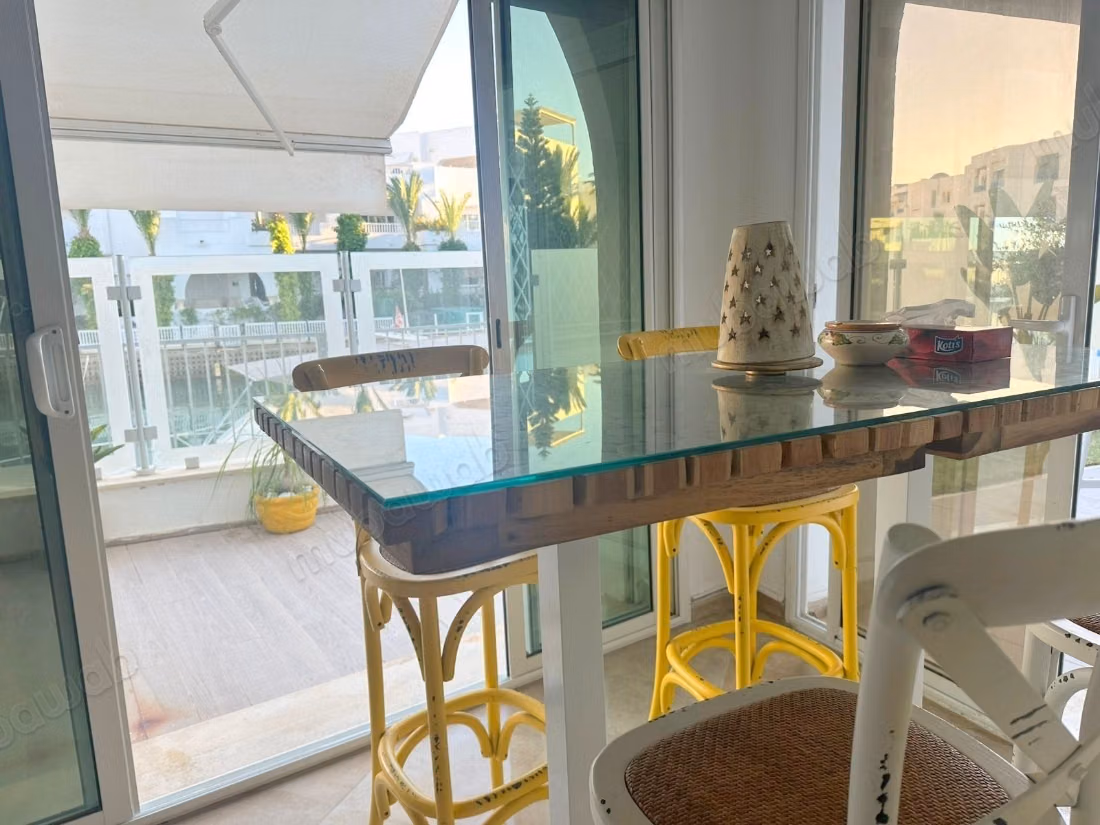 Location s3 meublé à Yasmine 
hammamet marina