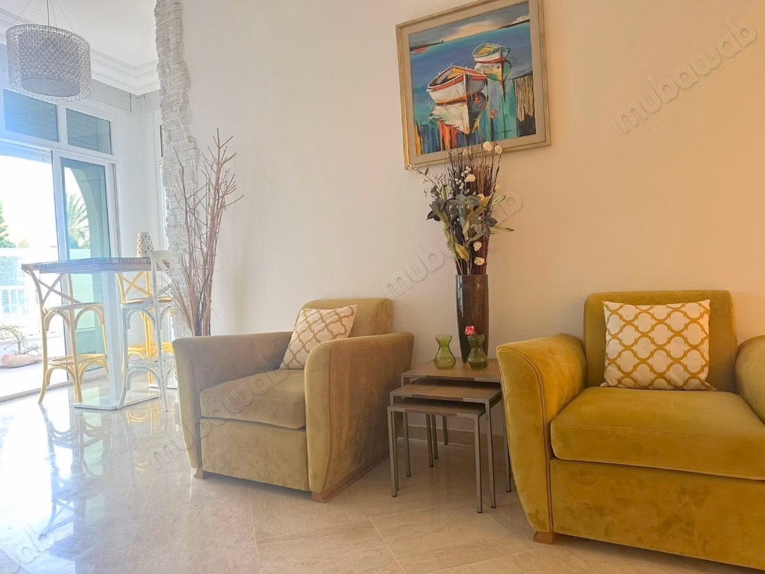 Location s3 meublé à Yasmine 
hammamet marina