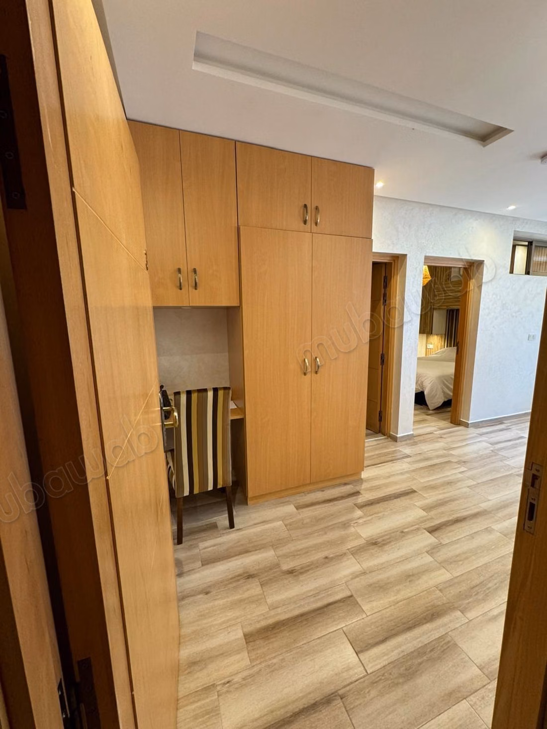 Appartement à louer à Hay Targa. 
Surface de 56 m². 
Bien meublé