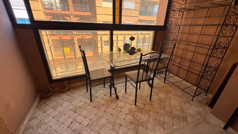 Apartment for rent on Route de Safi. 3 rooms. Furnished