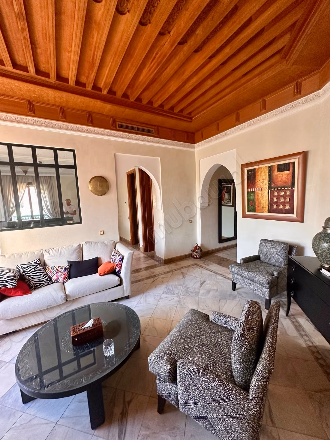 The Palmeraie Gardens 3, superb renovated apartment, contemporary with a Moroccan touch, bright and quiet