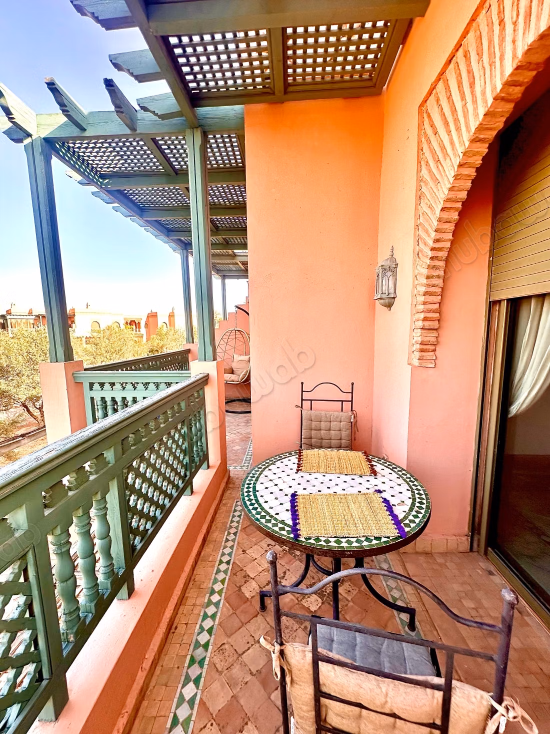 The Palmeraie Gardens 3, superb renovated apartment, contemporary with a Moroccan touch, bright and quiet
