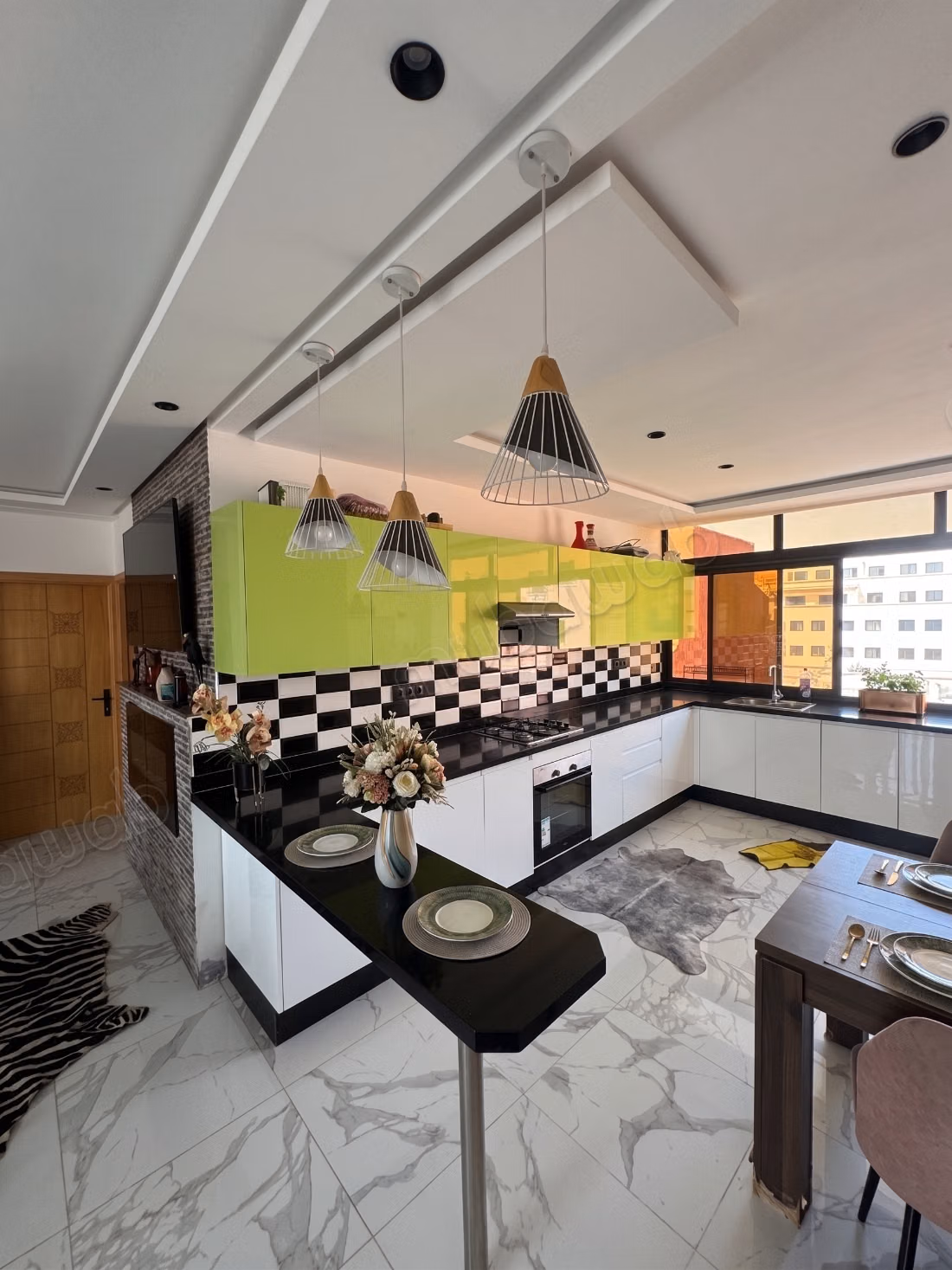 Spacious apartment with large terrace in Guéliz