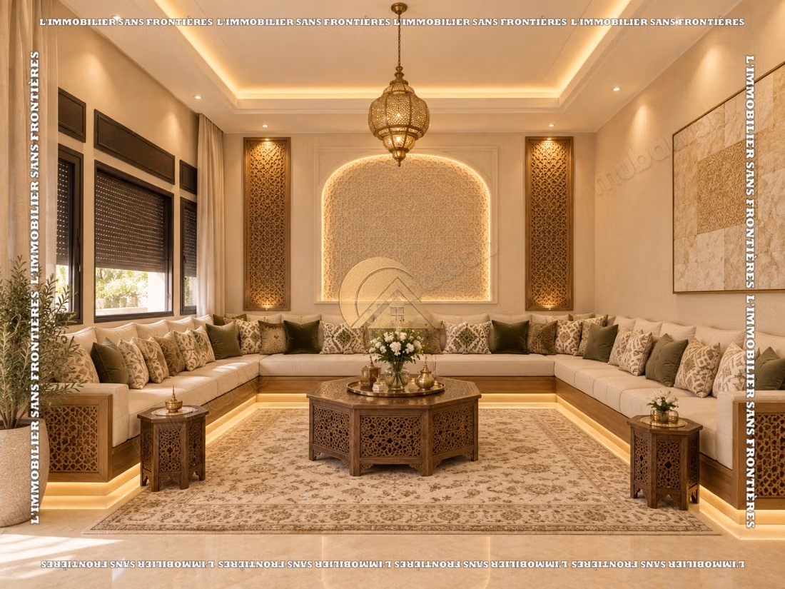 Semi-finished villa of 230 m² for sale - Land of 250 m², 4 bedrooms including a suite and land suitable for a pool