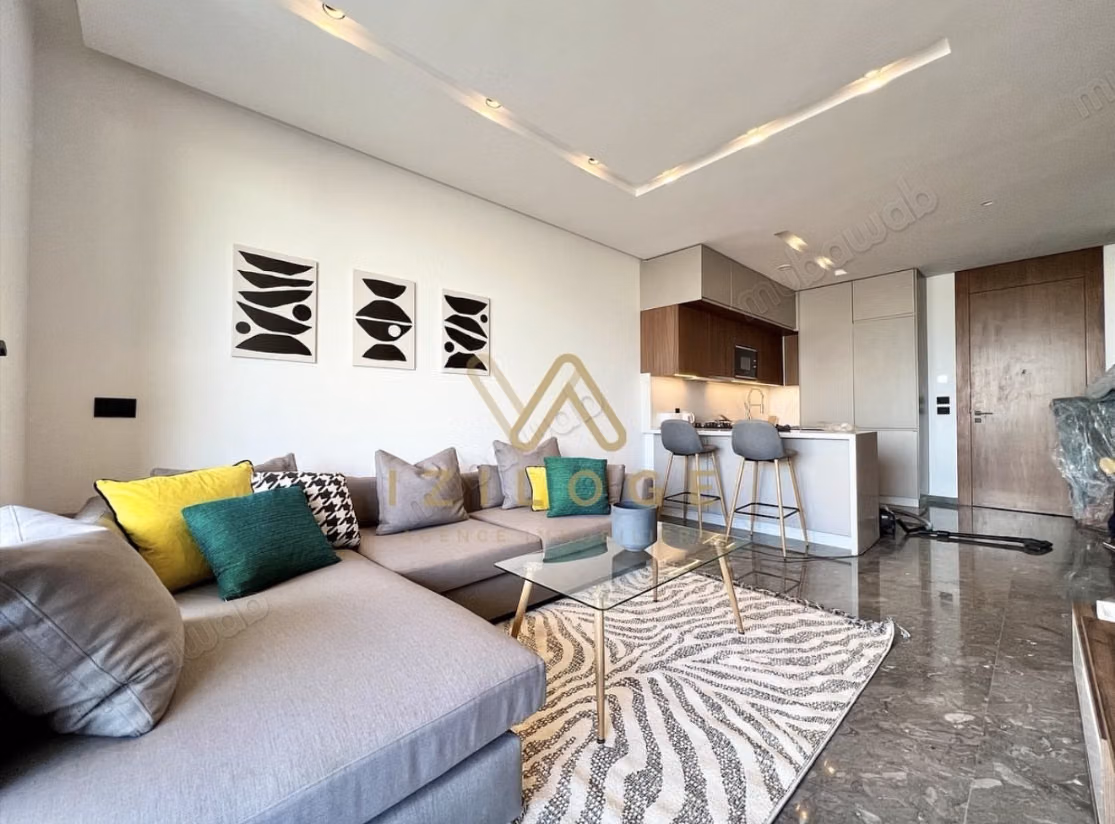 Appartamento in affitto a Casablanca Finance City. 2 camere confortevoli. Arredato