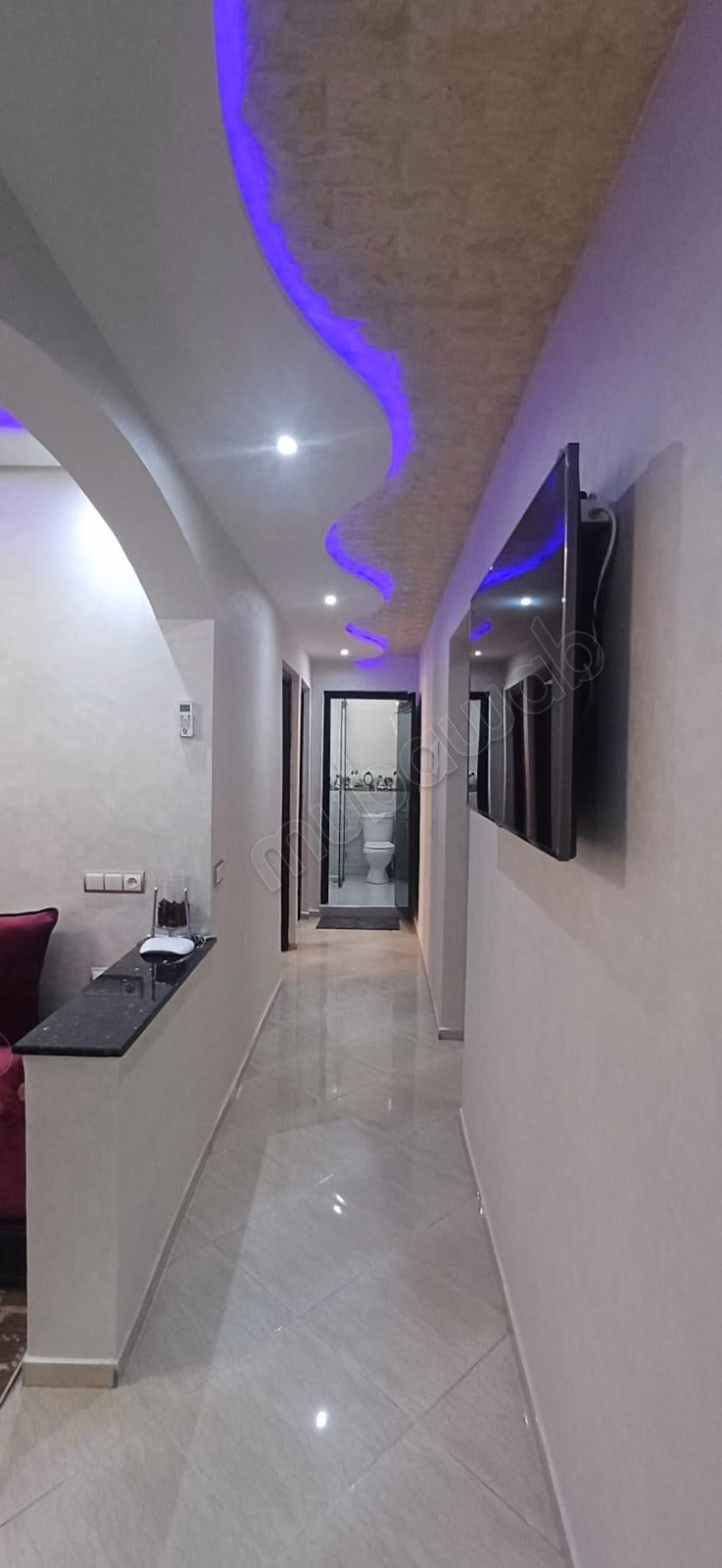 Superbe appartement à louer à Hay Salam. 
2 belles chambres. 
Bien meublé