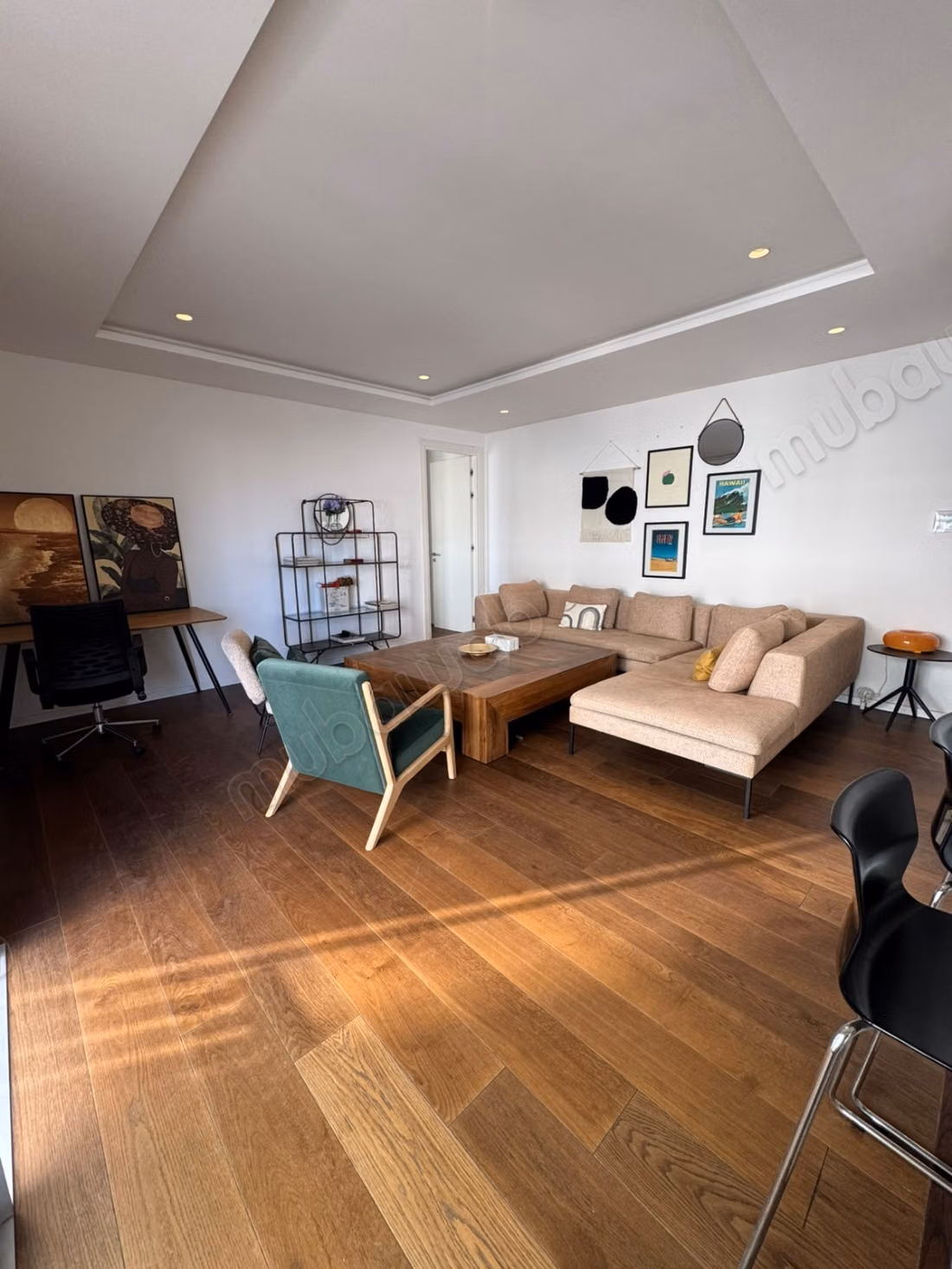 Bel Studio meuble avec terrasse à Casa Finance City