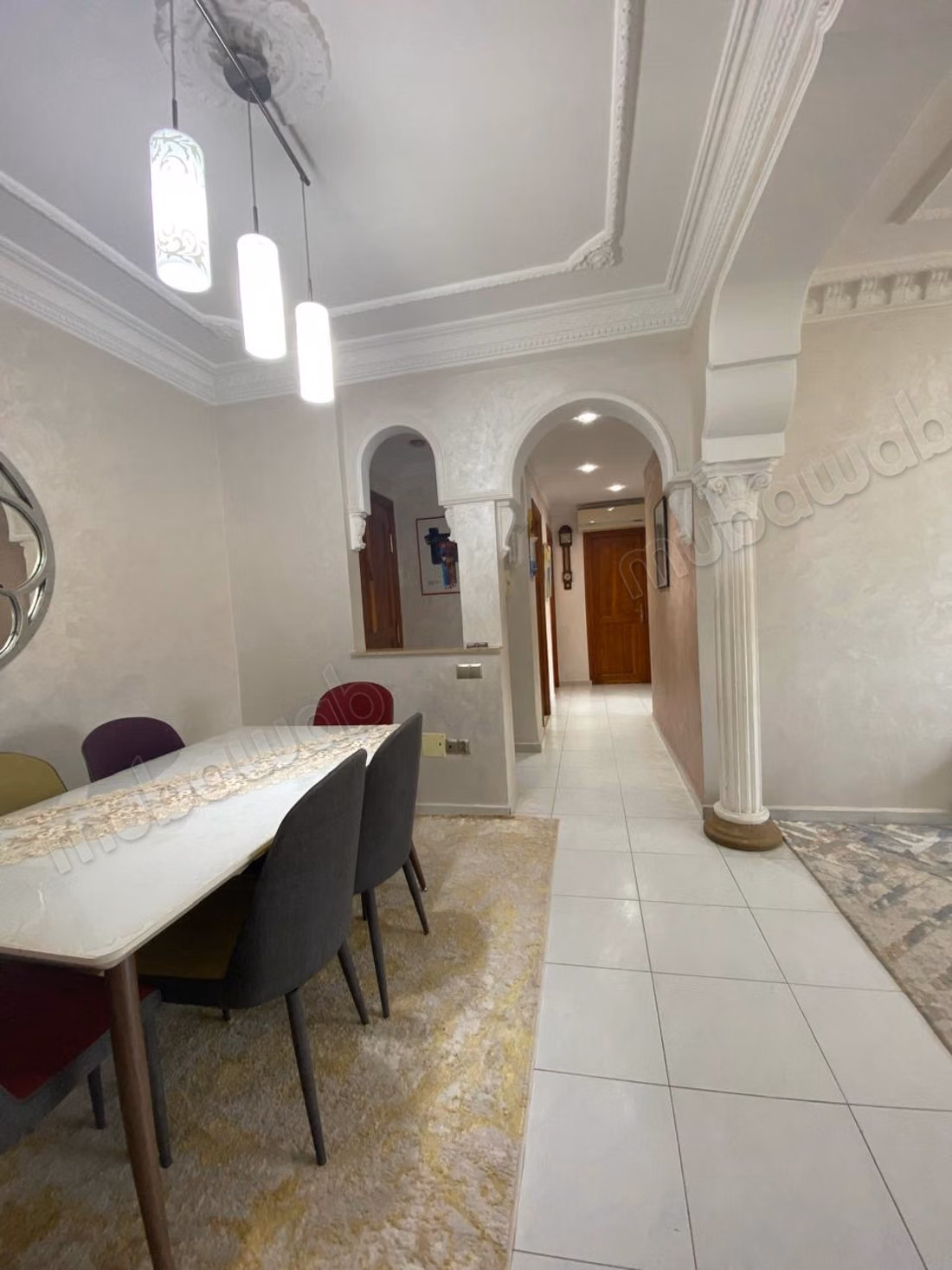 Bel appartement en location à Riad Oulad Mtaa. 
2 chambres