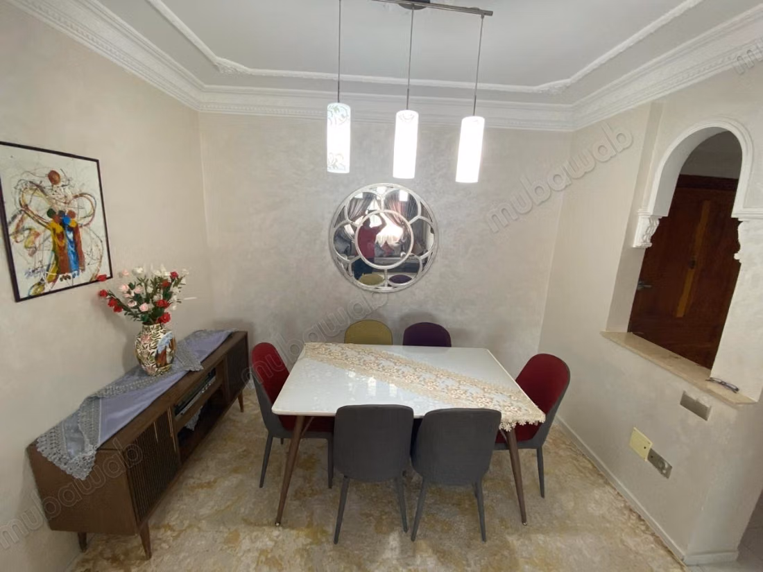 Bel appartement en location à Riad Oulad Mtaa. 
2 chambres