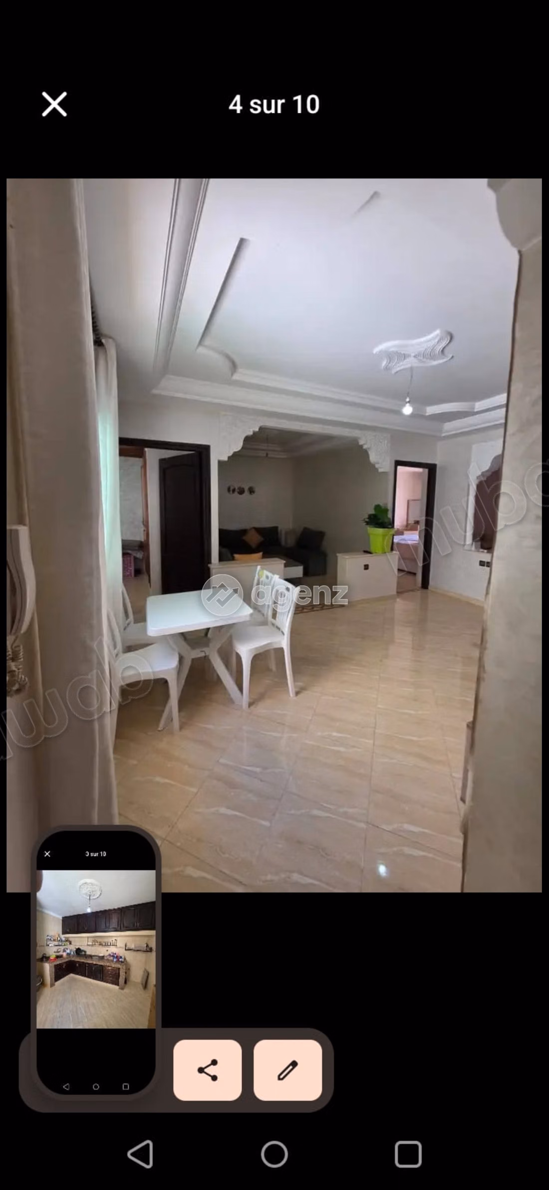 Apartment for sale 90 m², 2 bedrooms Hay Essalam El Jadida