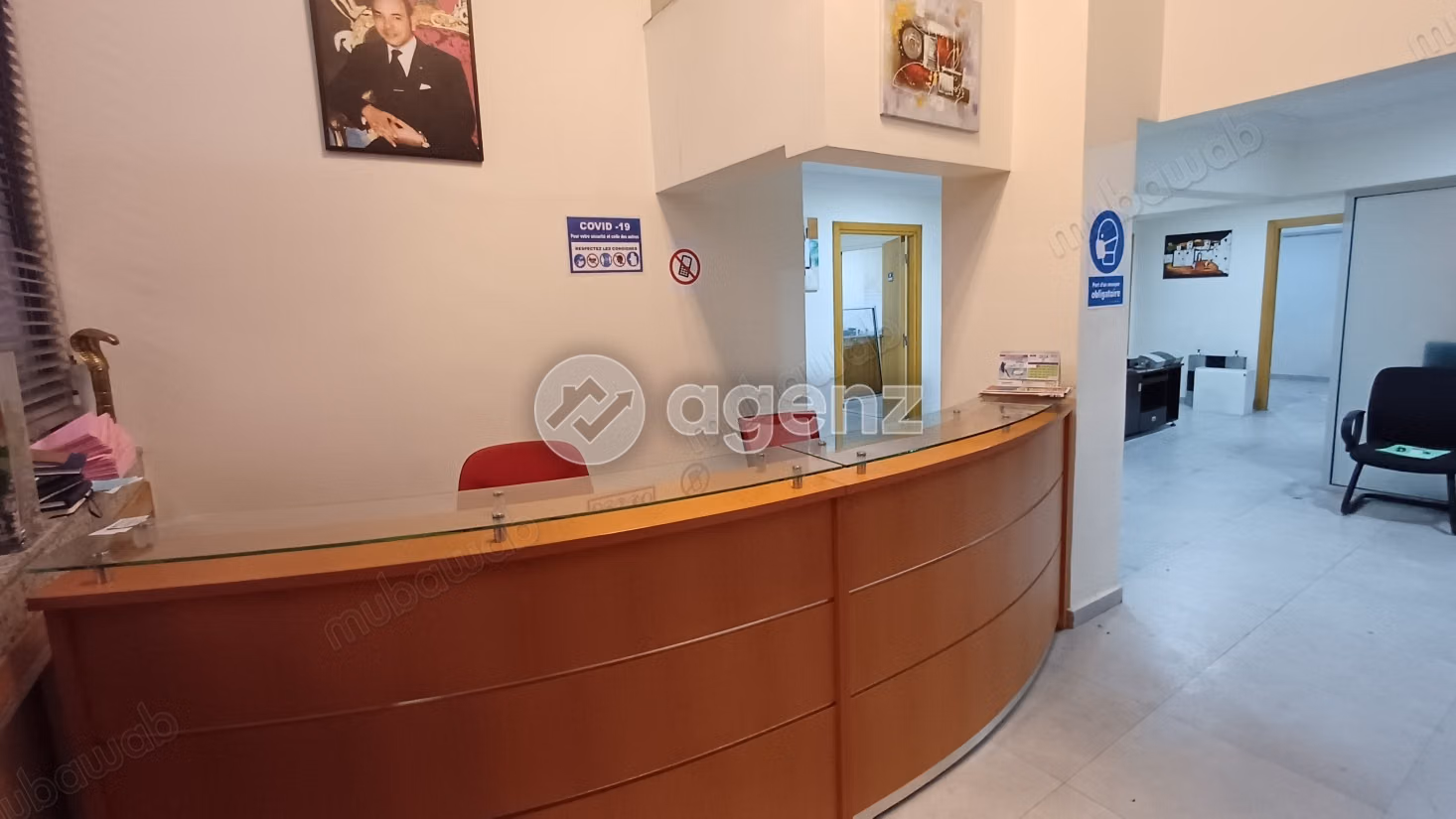 Bureau à vendre 157 m² Les hôpitaux Casablanca