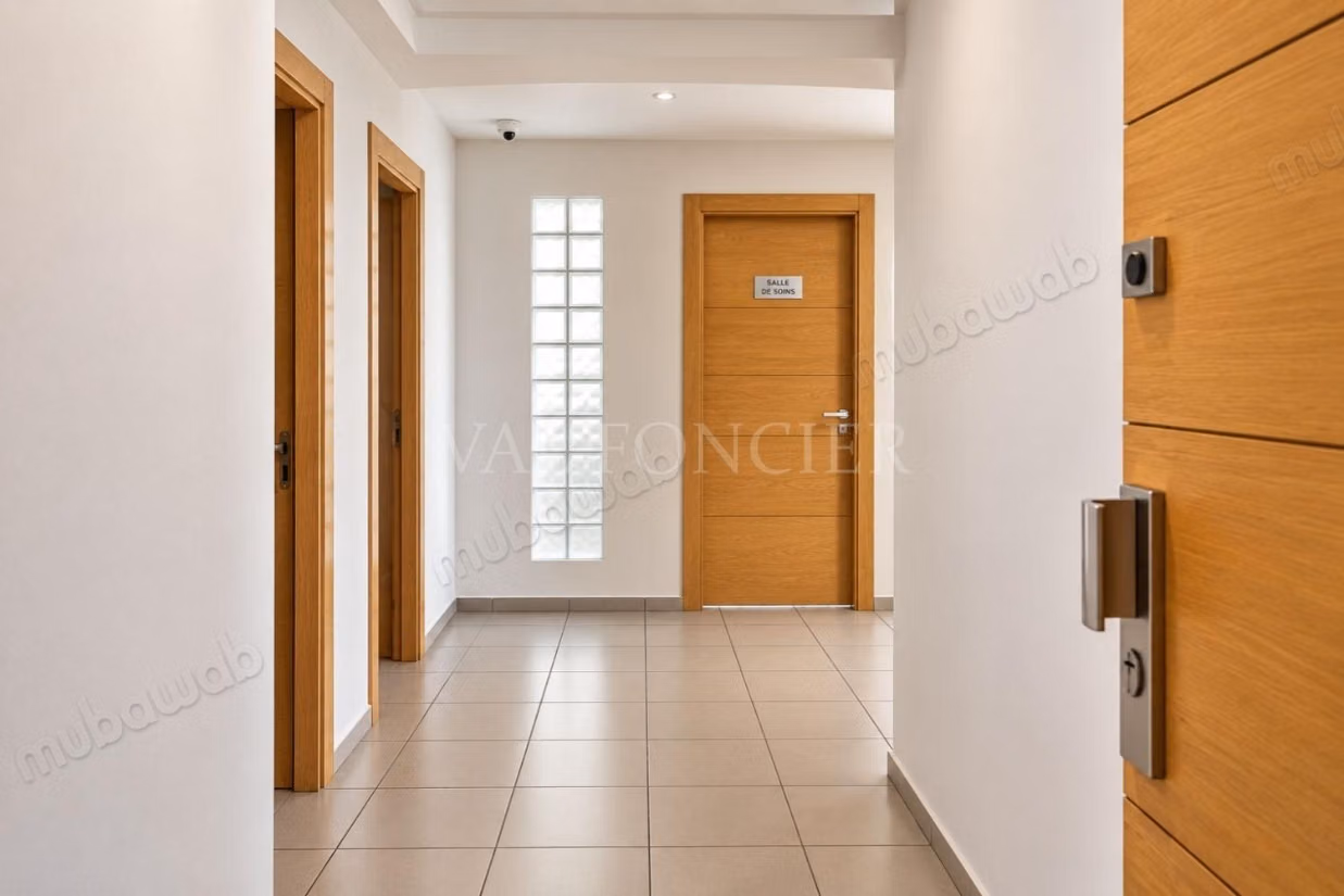 Ufficio attrezzato in affitto 70m2 Quartiere degli Ospedali, Casablanca